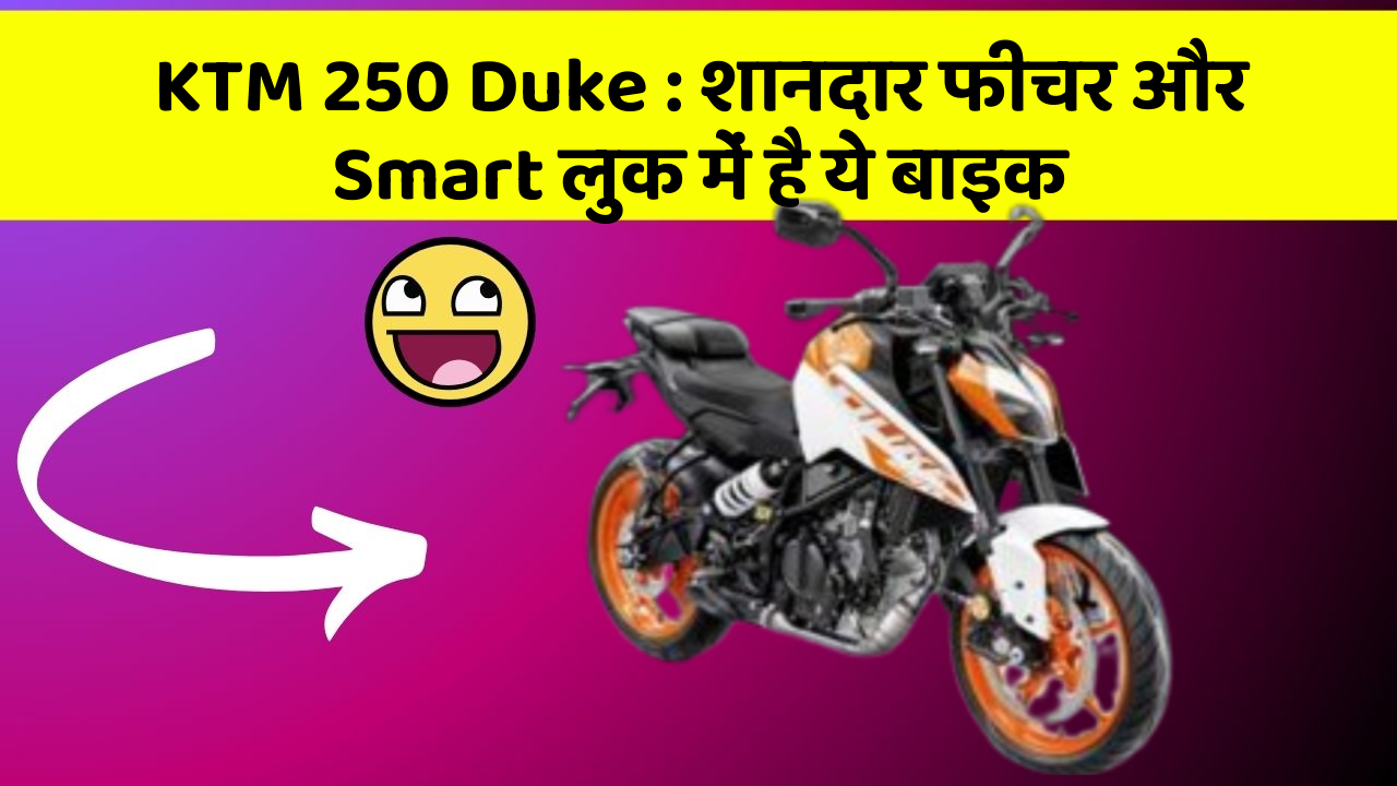 KTM 250 Duke: शानदार फीचर और Smart लुक में है ये बाइक